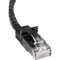 StarTech.com 50 ft Black Snagless Cat6 UTP Patch Cable