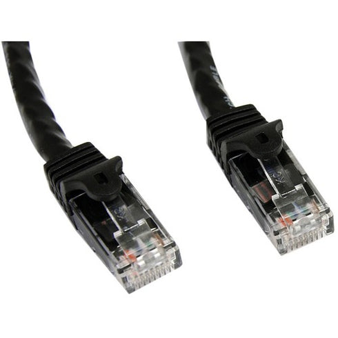 StarTech.com 75 ft Black Snagless Cat6 UTP Patch Cable