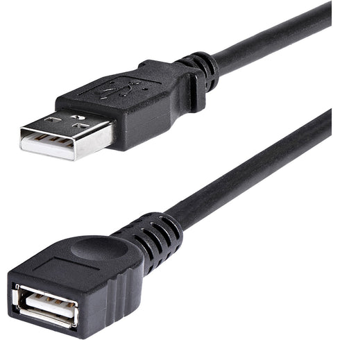 StarTech.com 6 ft Black USB 2.0 Extension Cable A to A - M-F