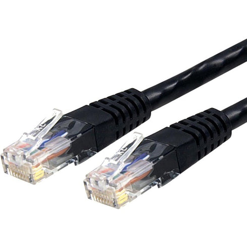 StarTech.com 50 ft Black Molded Cat6 UTP Patch Cable - ETL Verified