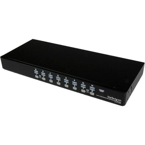 StarTech.com 16 Port 1U Rackmount USB KVM Switch Kit with OSD and Cables