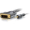 C2G 6ft Pro Series DVI-D + 3.5mm CL2 M-M Single Link Digital Video Cable