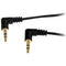 StarTech.com 3 ft Slim 3.5mm Right Angle Stereo Audio Cable - M-M