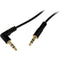 StarTech.com 3 ft Slim 3.5mm to Right Angle Stereo Audio Cable - M-M