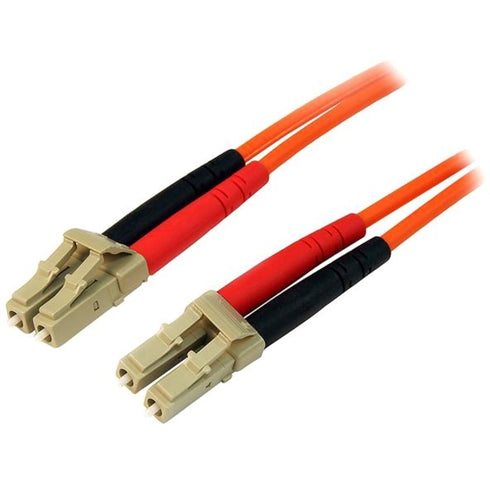 StarTech.com 2m Fiber Optic Cable - Multimode Duplex 50-125 - LSZH - LC-LC - OM2 - LC to LC Fiber Patch Cable