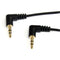 StarTech.com 6 ft Slim 3.5mm Right Angle Stereo Audio Cable - M-M