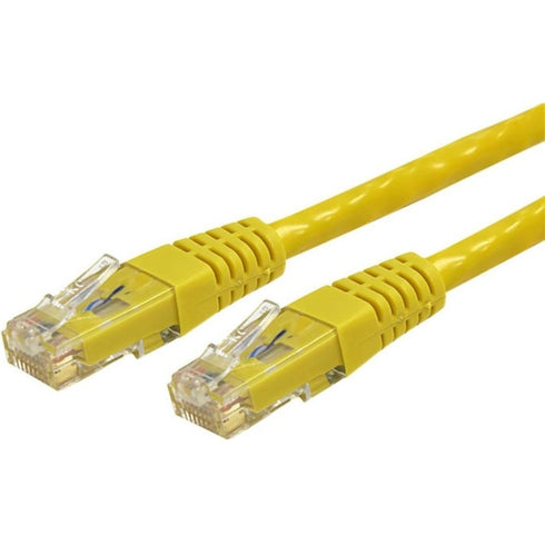 StarTech.com 50 ft Yellow Molded Cat6 UTP Patch Cable - ETL Verified