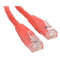 StarTech.com 6 ft Red Molded Cat6 UTP Patch Cable - ETL Verified