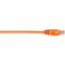 Black Box CAT5e Value Line Patch Cable, Stranded, Orange, 20-ft. (6.0-m)