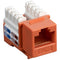 Black Box CAT6 Value Line Keystone Jack, Orange