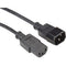 Black Box Extension Power Cord, IEC C13 to IEC C14, 2-ft. (0.6-m)