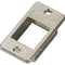 Black Box Panel-Mount Bezel, Keystone Opening, Silver
