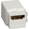 Black Box GigaStation2 Snap Fitting - HDMI, Female-Female, Office White