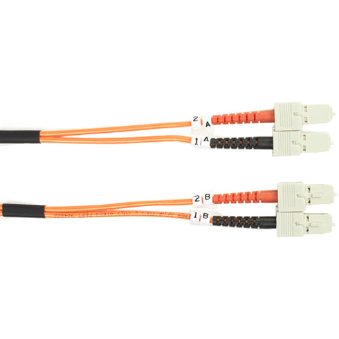 Black Box 62.5-Micron Multimode Value Line Patch Cable, SC-SC, 2-m (6.5-ft.)