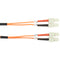 Black Box 62.5-Micron Multimode Value Line Patch Cable, SC-SC, 2-m (6.5-ft.)
