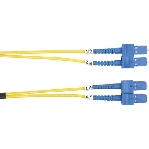 Black Box Single-Mode Value Line Patch Cable, SC-SC, 5-m (16.4-ft.)