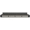 Black Box SpaceGAIN CAT5e High-Density Feed-Through Patch Panel, Shielded, 48-Port, 1U