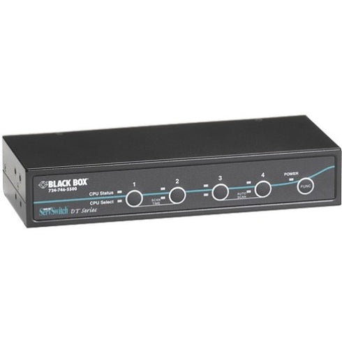 Black Box ServSwitch DT DVI 4-Port with Emulated USB Keyboard-Mouse