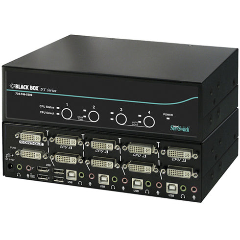 Black Box ServSwitch DT Dual-Head DVI KVM Switch