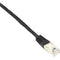 Black Box Cat6 250-MHz Shielded, Stranded Cable SSTP (PIMF), PVC, Black, 30-ft. (9.1-m)