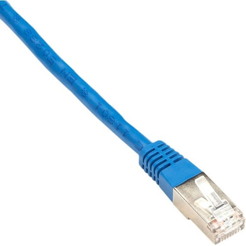 Black Box Cat6 250-MHz Shielded, Stranded Cable SSTP (PIMF), PVC, Blue, 6-ft. (1.8-m)