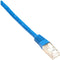 Black Box CAT6 250-MHz Shielded, Stranded Cable SSTP (PIMF), PVC, Blue, 10-ft. (3.0-m)