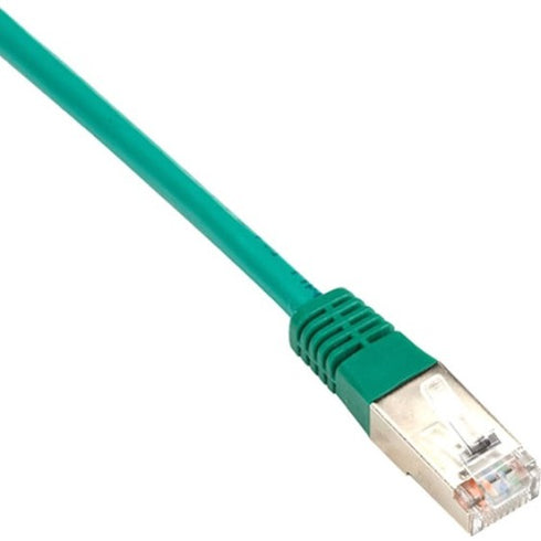 Black Box Cat6 250-MHz Shielded, Stranded Cable SSTP (PIMF), PVC, Green, 3-ft. (0.9-m)