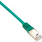 Black Box CAT6 250-MHz Shielded, Stranded Cable SSTP (PIMF), PVC, Green, 7-ft. (2.1-m)