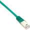 Black Box Cat6 250-MHz Shielded, Stranded Cable SSTP (PIMF), PVC, Green, 30-ft. (9.1-m)