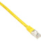 Black Box Cat6 250-MHz Shielded, Stranded Cable SSTP (PIMF), PVC, Yellow, 2-ft. (0.6-m)