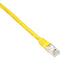 Black Box Cat6 250-MHz Shielded, Stranded Cable SSTP (PIMF), PVC, Yellow, 6-ft. (1.8-m)