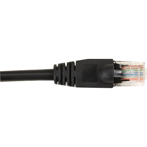Black Box CAT6 Value Line Patch Cable, Stranded, Black, 15-ft. (4.5-m), 25-Pack