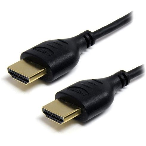 StarTech.com 3 ft Slim High Speed HDMI Cable with Ethernet - Ultra HD 4k x 2k HDMI Cable - HDMI to HDMI M-M