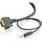 C2G 12ft Flexima VGA + 3.5mm A-V Cable M-M - In-Wall CL3-Rated - VGA Cable