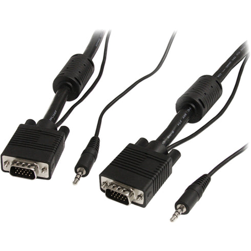 StarTech.com 30 ft Coax High Resolution Monitor VGA Cable with Audio HD15 M-M