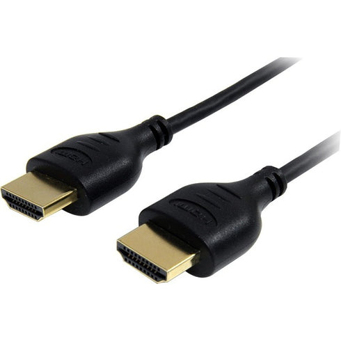 StarTech.com 6 ft Slim High Speed HDMI Cable with Ethernet - Ultra HD 4k x 2k HDMI Cable - HDMI to HDMI M-M