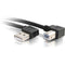 C2G 1m USB 2.0 Right Angle A-B Cable - Black (3.2ft)