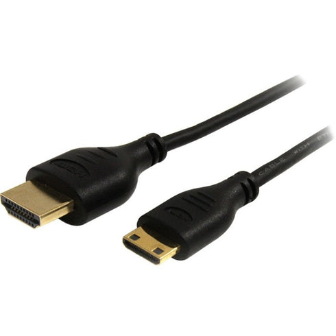 StarTech.com 6 ft Slim High Speed HDMI® Cable with Ethernet - HDMI to HDMI Mini M-M