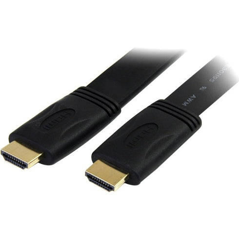 StarTech.com 25 ft Flat High Speed HDMI Cable with Ethernet - Ultra HD 4k x 2k HDMI Cable - HDMI to HDMI M-M