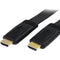 StarTech.com 6 ft Flat High Speed HDMI Cable with Ethernet - Ultra HD 4k x 2k HDMI Cable - HDMI to HDMI M-M