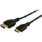 StarTech.com 3 ft Slim High Speed HDMI® Cable with Ethernet - HDMI to HDMI Mini M-M