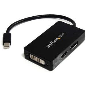 StarTech.com Travel A-V adapter - 3-in-1 Mini DisplayPort to DisplayPort DVI or HDMI converter