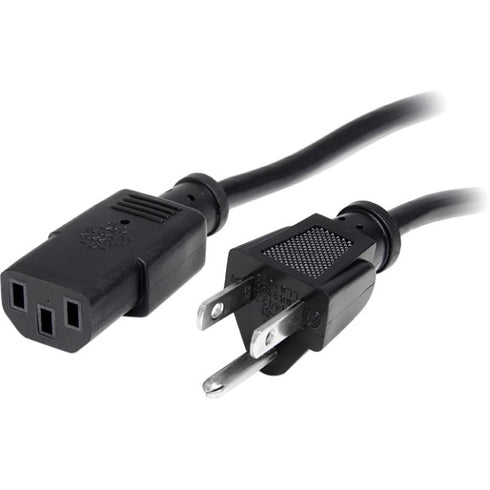 StarTech.com 25 ft Standard Computer Power Cord - NEMA5-15P to C13