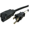 StarTech.com 10 ft 14 AWG Power Cord Extension - NEMA 5-15R to NEMA 5-15P