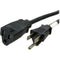 StarTech.com 10 ft 14 AWG Power Cord Extension - NEMA 5-15R to NEMA 5-15P
