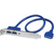 StarTech.com 2 Port USB 3.0 A Female Slot Plate Adapter