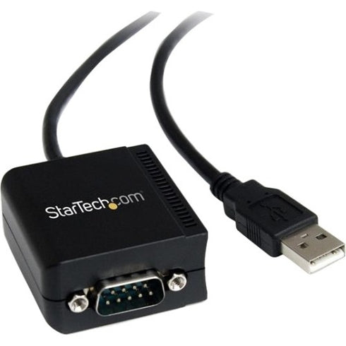StarTech.com USB to Serial Adapter - Optical Isolation - USB Powered - FTDI USB to Serial Adapter - USB to RS232 Adapter Cable