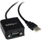 StarTech.com USB to Serial Adapter - Optical Isolation - USB Powered - FTDI USB to Serial Adapter - USB to RS232 Adapter Cable