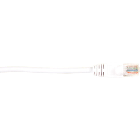 Black Box CAT5e Value Line Patch Cable, Stranded, White, 15-ft. (4.5-m)