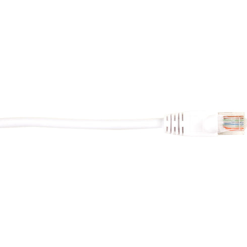 Black Box CAT5e Value Line Patch Cable, Stranded, White, 15-ft. (4.5-m)